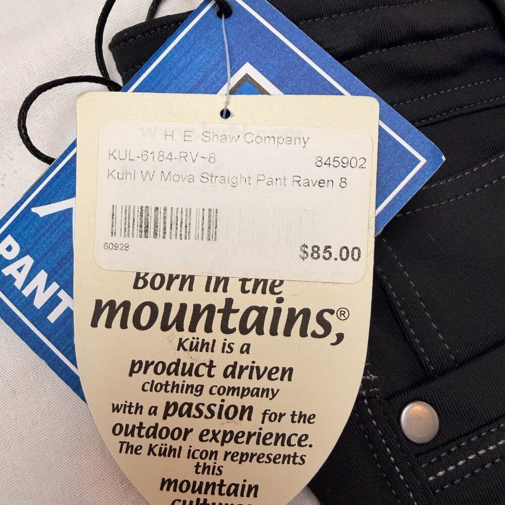 Kuhl Women's Mova Stretch Black Pant | Size 8 | Inseam 31" - Picture 3 of 10